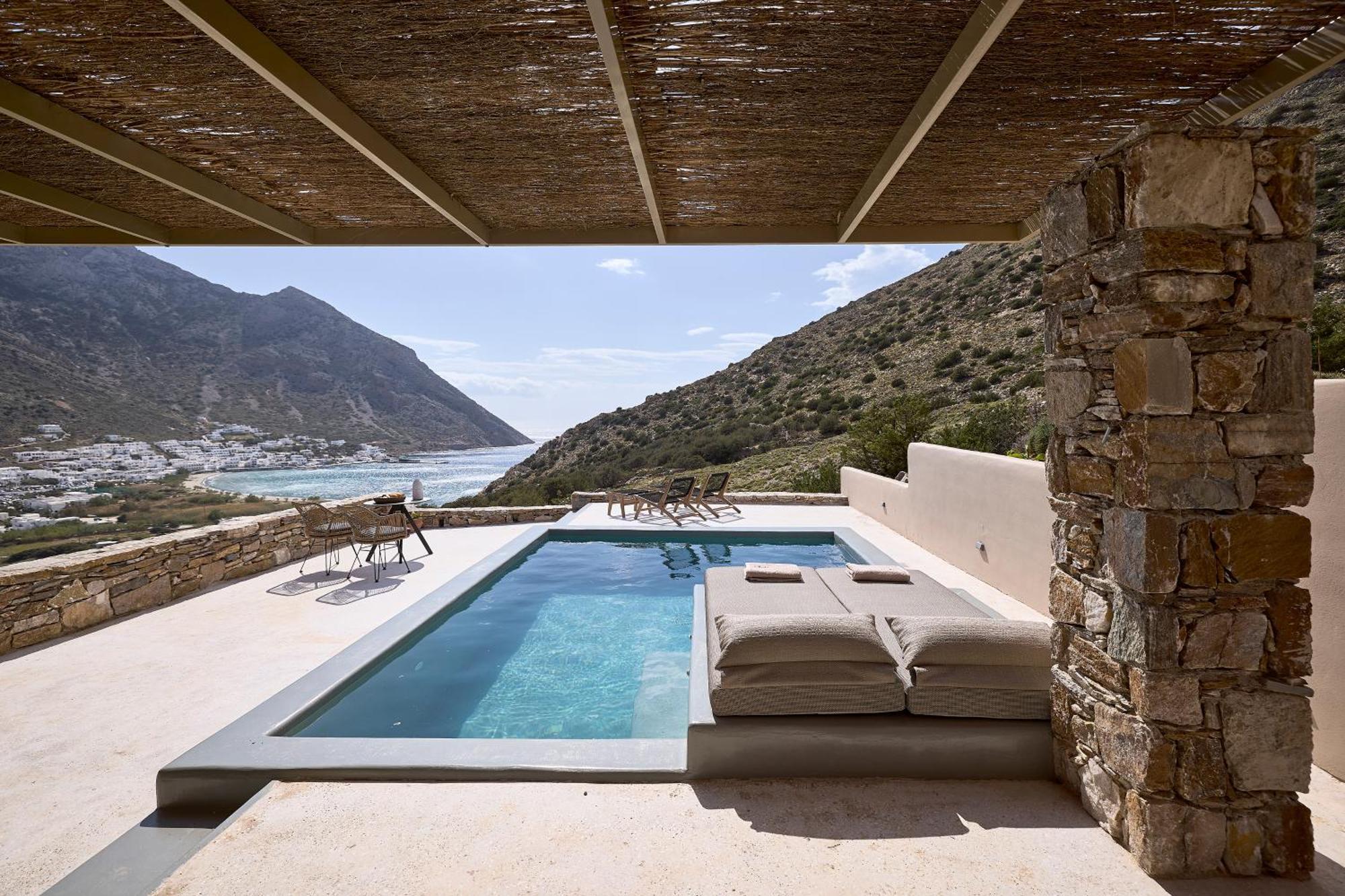 Apsila Pool Suites Kamares  Rum bild