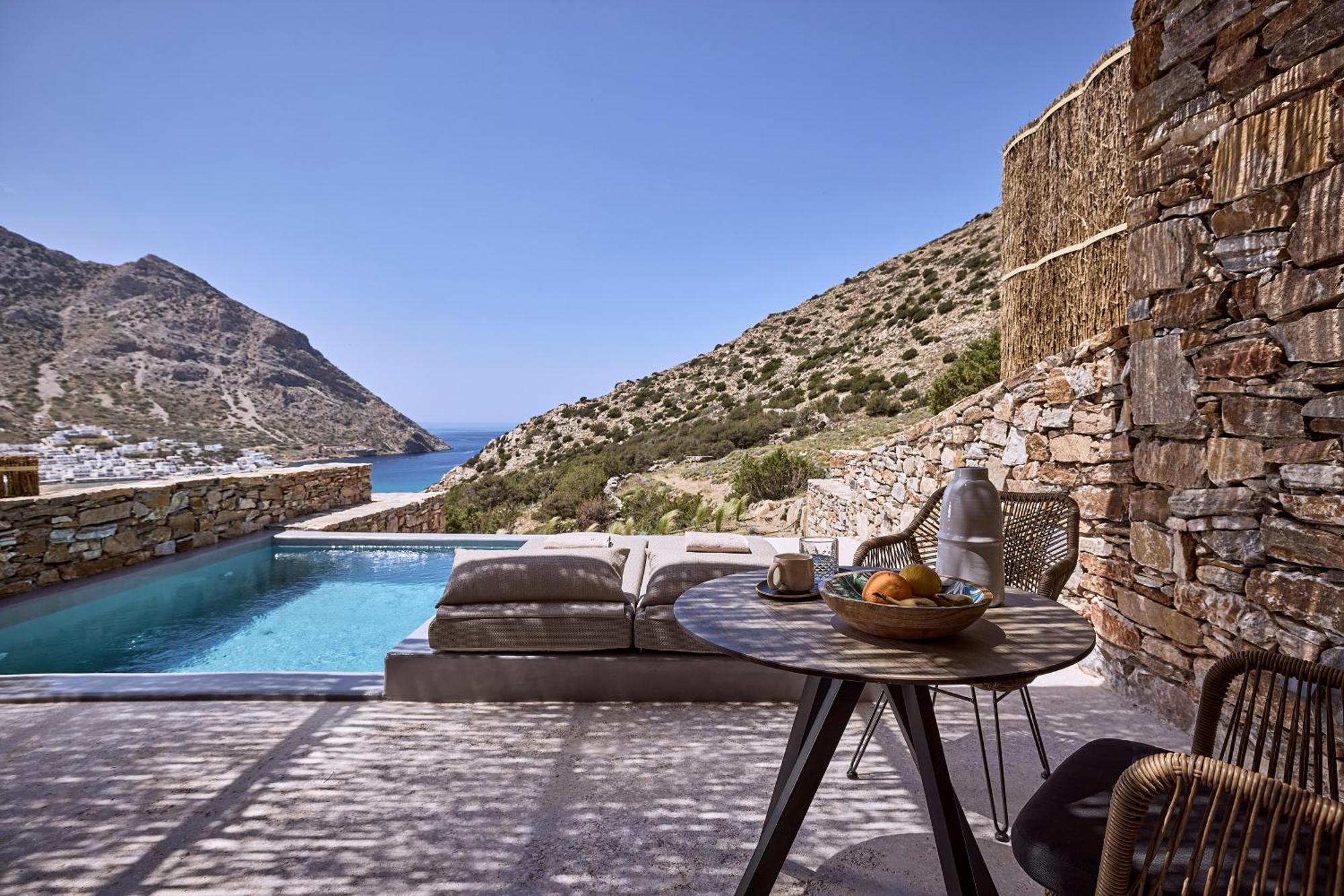 Apsila Pool Suites Kamares  Rum bild